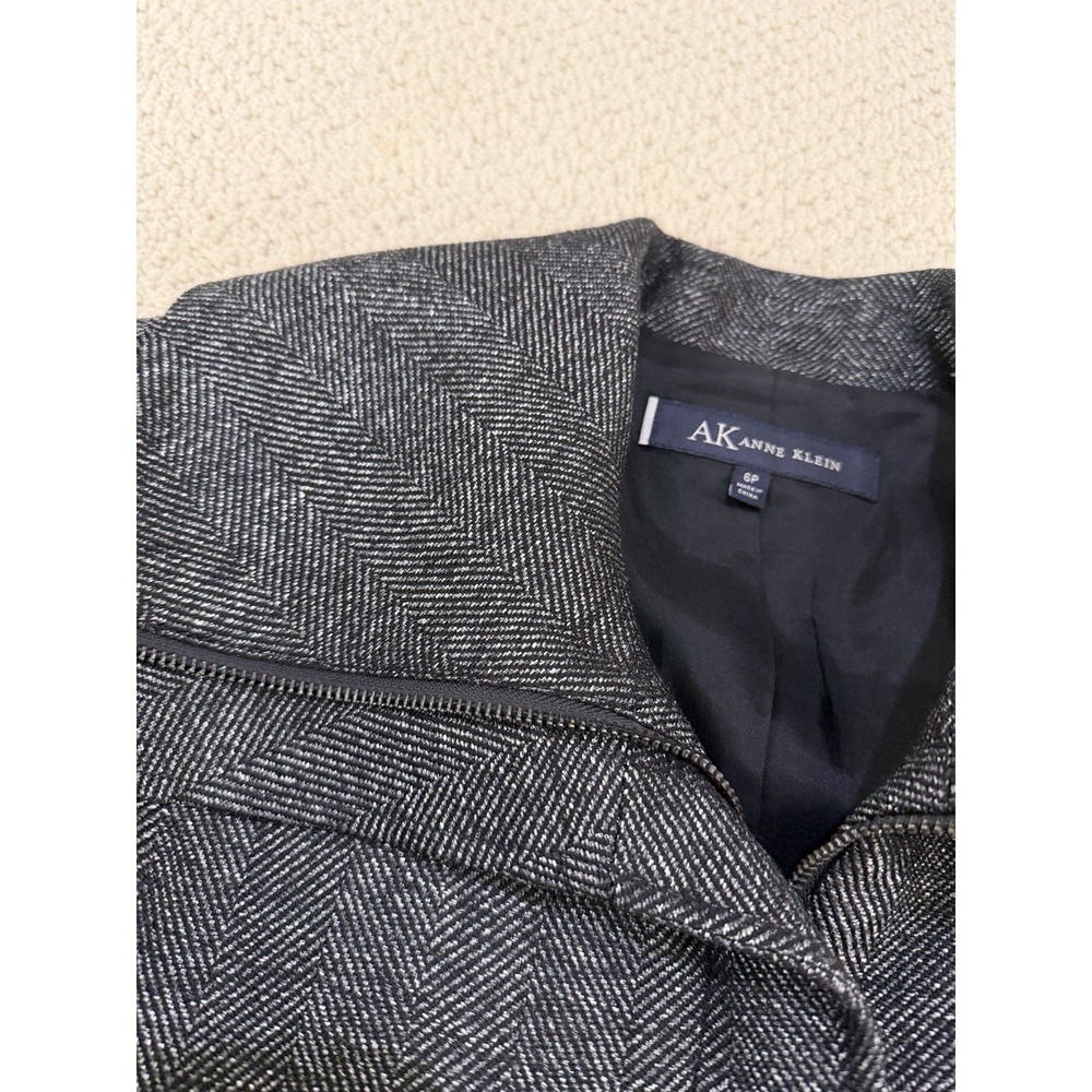 anne klein women wool blend blazer size 6P - Picture 6 of 12